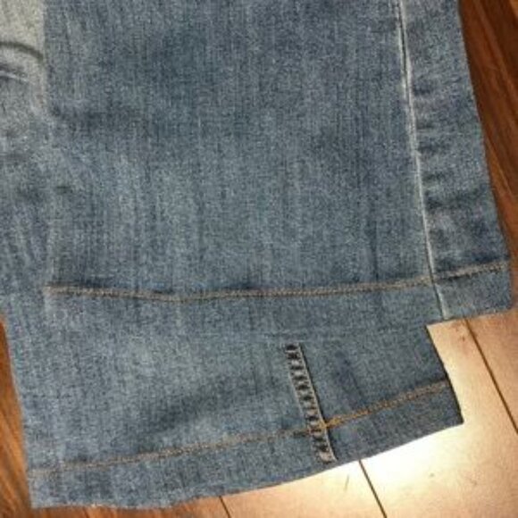 Free People Light Wash Boho Flared Jeans; 25 - Picture 5 of 7